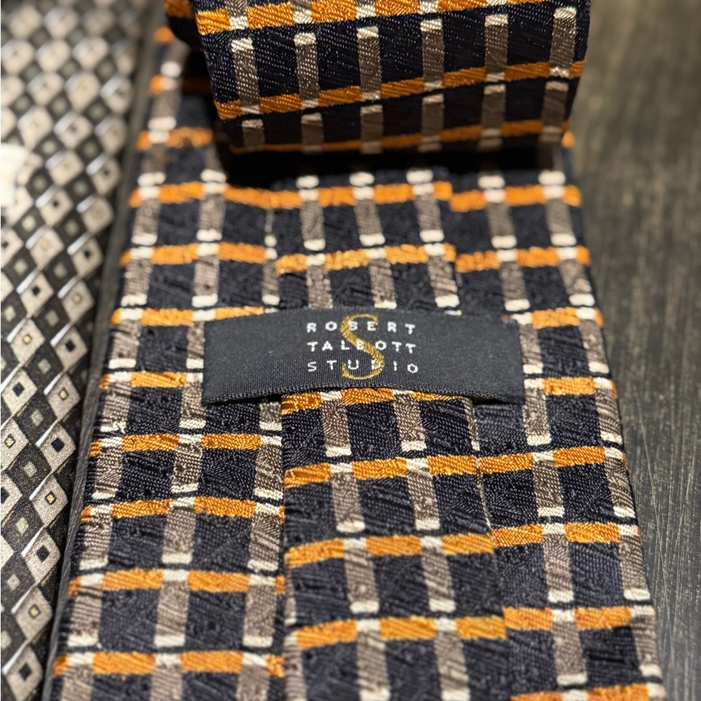 Elegant Patterned Robert Talbott Ties Set - image 2